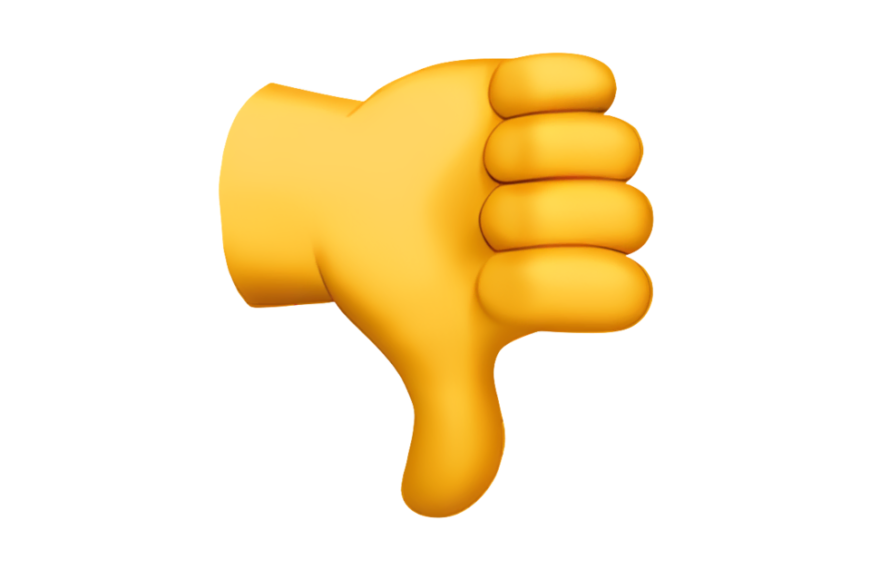 Thumbs Down Emoji