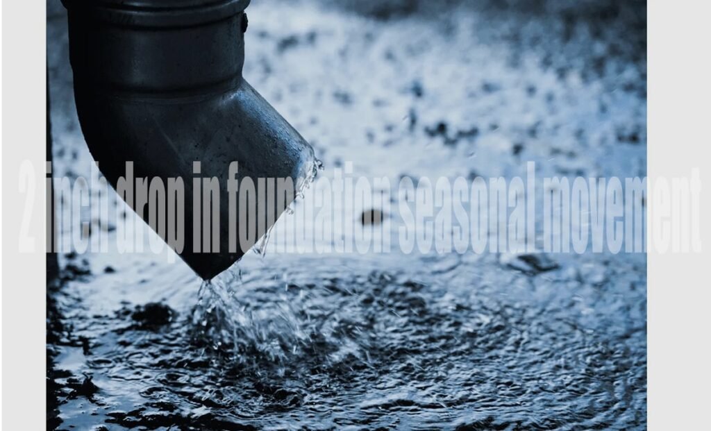 When Your 2 inch drop in foundation seasonal movement: A Homeowner's Guide