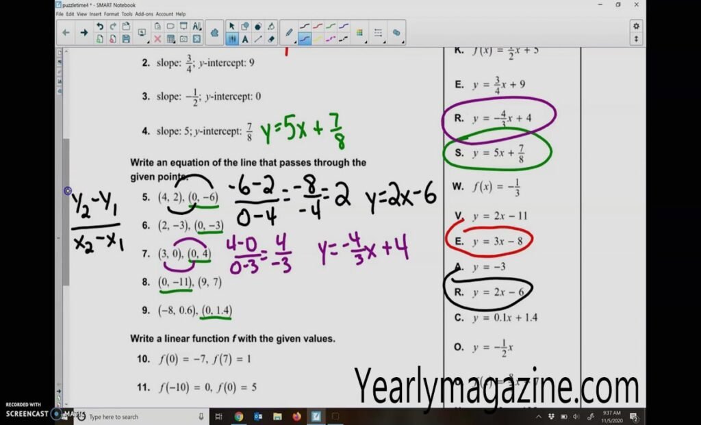 7.4 Puzzle Time Answer Key: Complete Solutions & Study Guide