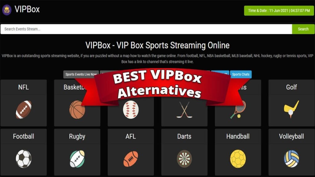 10 Sites Like VIPBox for Free Sports Streaming