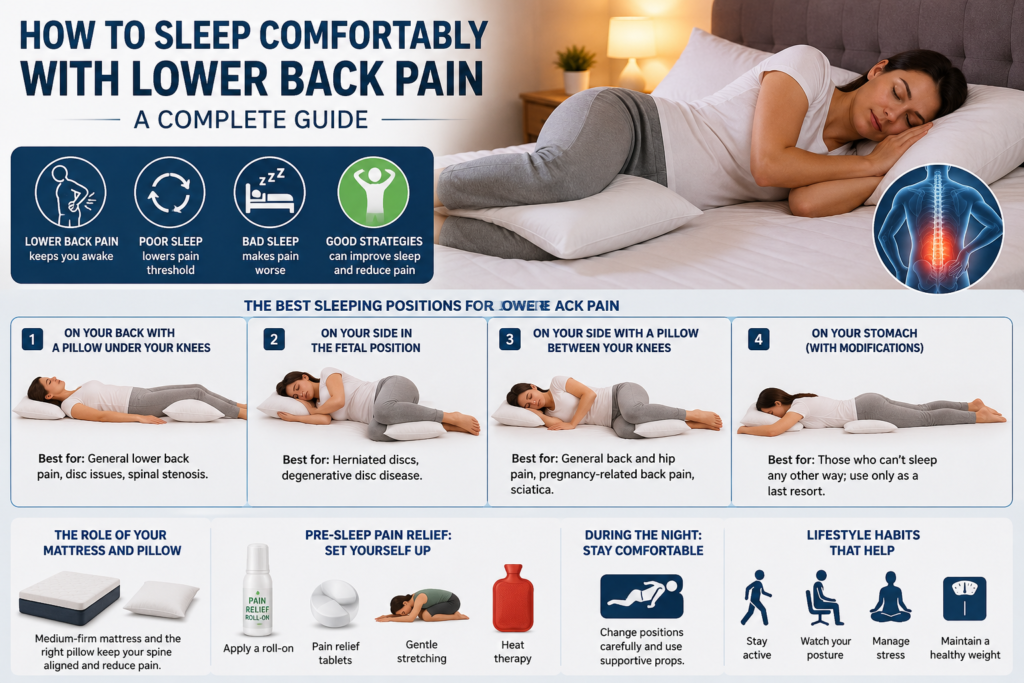 How to Sleep Comfortably With Lower Back Pain: A Complete Guide Lower Back Pain Sleep