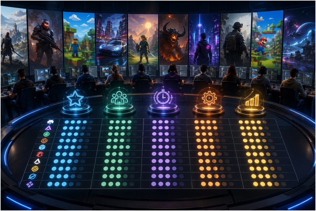The 2026 Game Development Studio Scorecard: Ten Studios, Five Criteria, Honest Numbers Studio Scorecard
